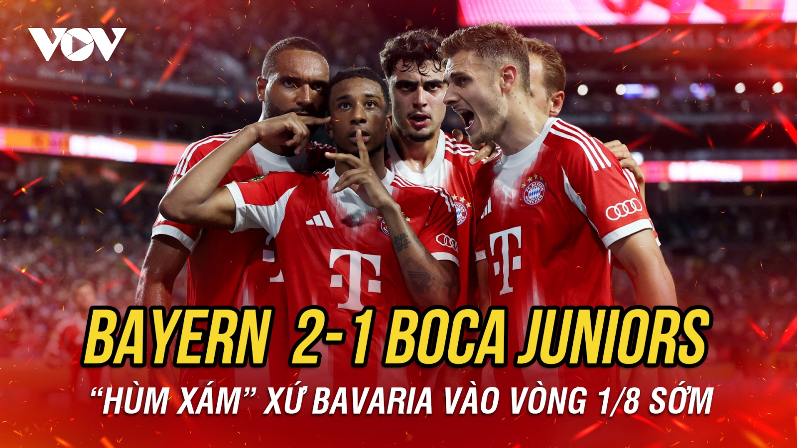 Kết quả FIFA Club World Cup 2025 hôm nay 21/6: Bayern giành vé vào vòng 1/8